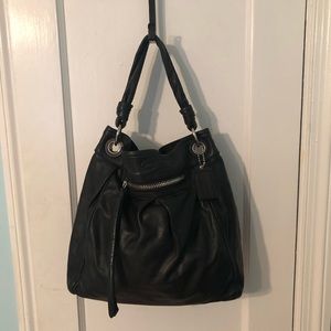 Coach Black Leather Shoulder Bag